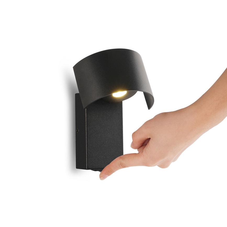 Brilagi - LED Fali lámpa VASTO LED/3W/230V fekete