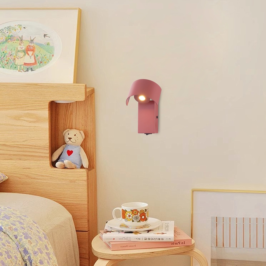 Brilagi - LED fali lámpa VASTO LED/3W/230V rózsaszín