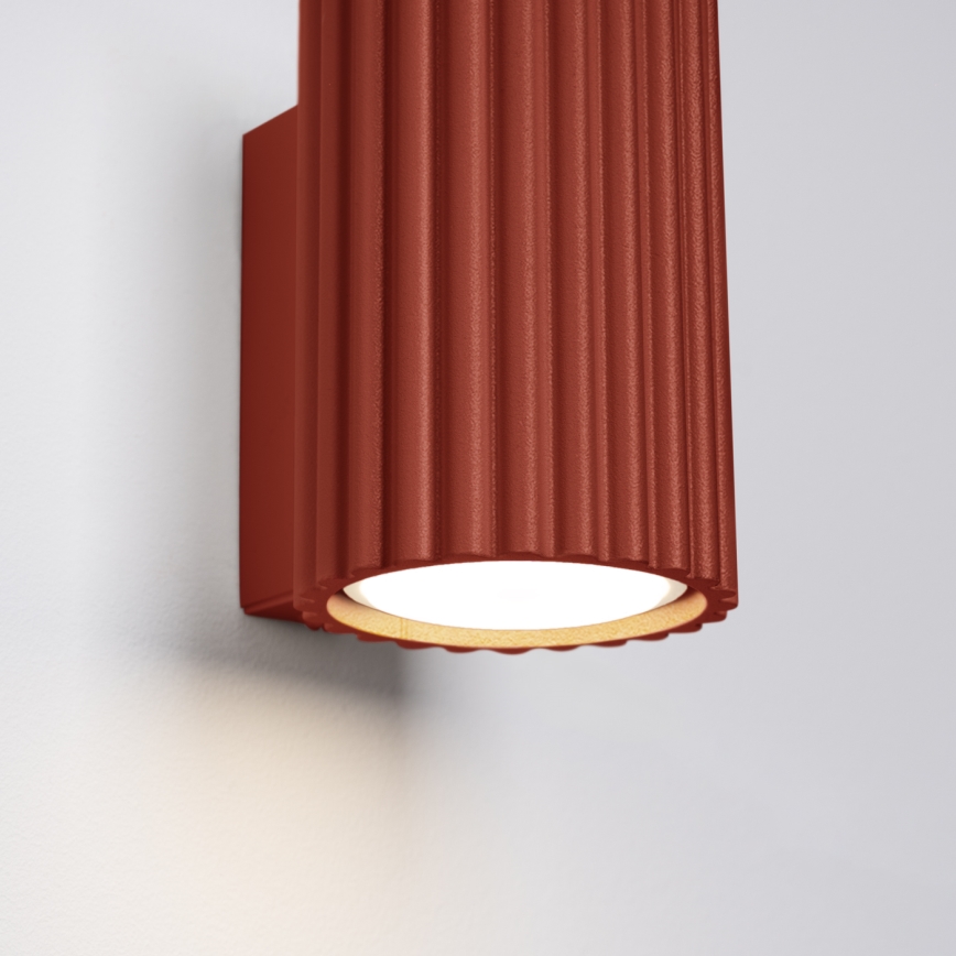 Brilagi - LED fali lámpatest CRESTO 1xGU10/10W/230V 10 cm piros