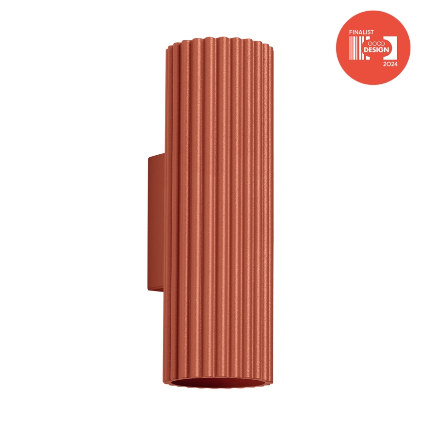 Brilagi - LED fali lámpatest CRESTO 2xGU10/10W/230V 20 cm piros
