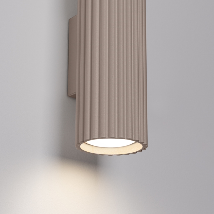 Brilagi - LED fali lámpatest CRESTO 2xGU10/10W/230V 20 cm taupe