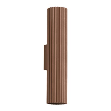 Brilagi - LED fali lámpatest CRESTO 2xGU10/10W/230V 30 cm barna