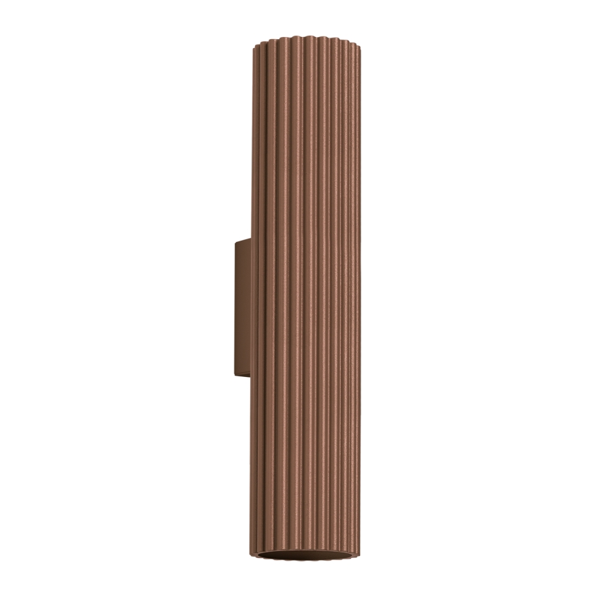 Brilagi - LED fali lámpatest CRESTO 2xGU10/10W/230V 30 cm barna