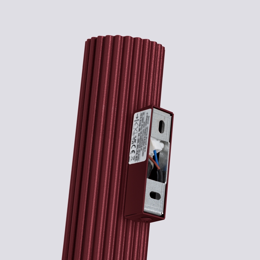 Brilagi - LED fali lámpatest CRESTO 2xGU10/10W/230V 30 cm bordó