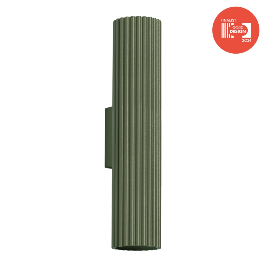 Brilagi - LED fali lámpatest CRESTO 2xGU10/10W/230V 30 cm zöld