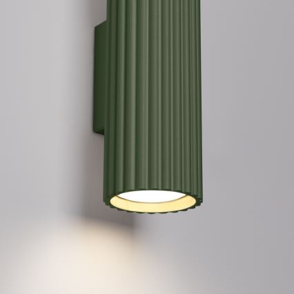 Brilagi - LED fali lámpatest CRESTO 2xGU10/10W/230V 30 cm zöld