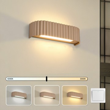 Brilagi - LED fali lámpatest FALCON MODERN LED/10W/230V 30 cm 3000/4500/6000K bézs