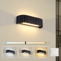 Brilagi - LED fali lámpatest FALCON MODERN LED/10W/230V 30 cm 3000/4500/6000K fekete