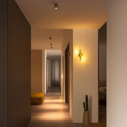 Brilagi - LED fali lámpatest MILLA 3xG9/3W/230V fekete króm/arany