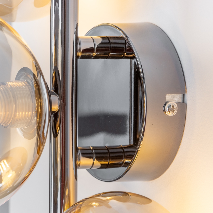 Brilagi - LED fali lámpatest MILLA 3xG9/3W/230V fekete króm/arany