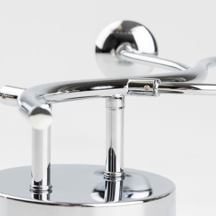 Brilagi - LED fali lámpatest MISTEL 3xG9/3W/230V fekete króm/füstszínű