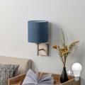 BRILAGI - LED fali lámpatest NUBILA 1xE27/60W/230V matt króm/sötétkék