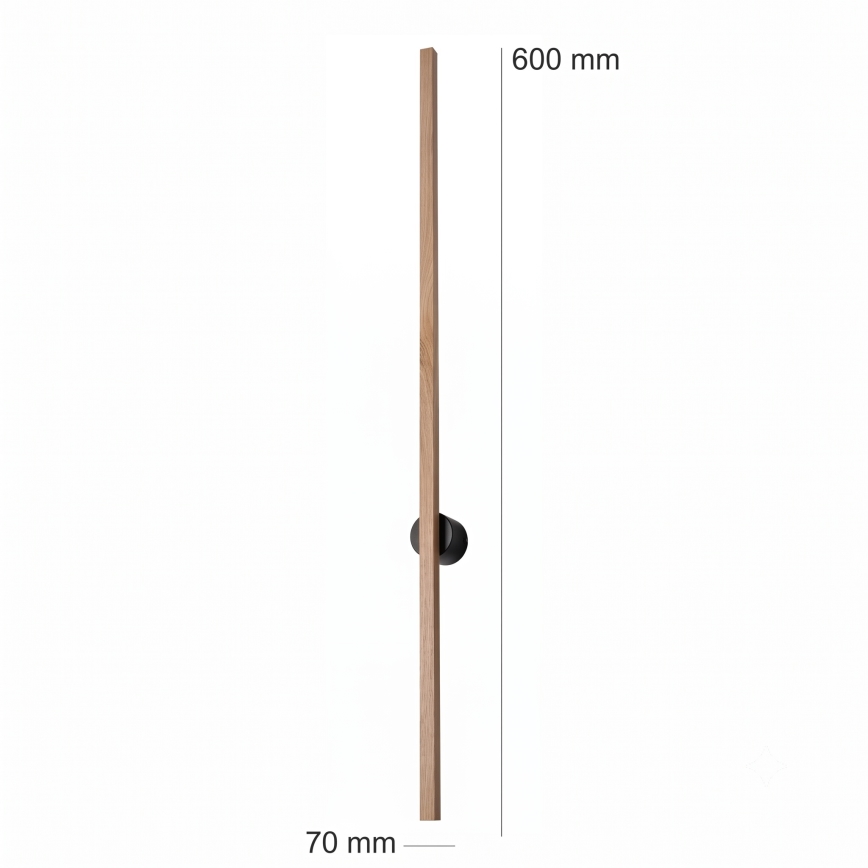 Brilagi - LED fali lámpatest WOODY LINE/7W/230V 4000K 60 cm tölgy
