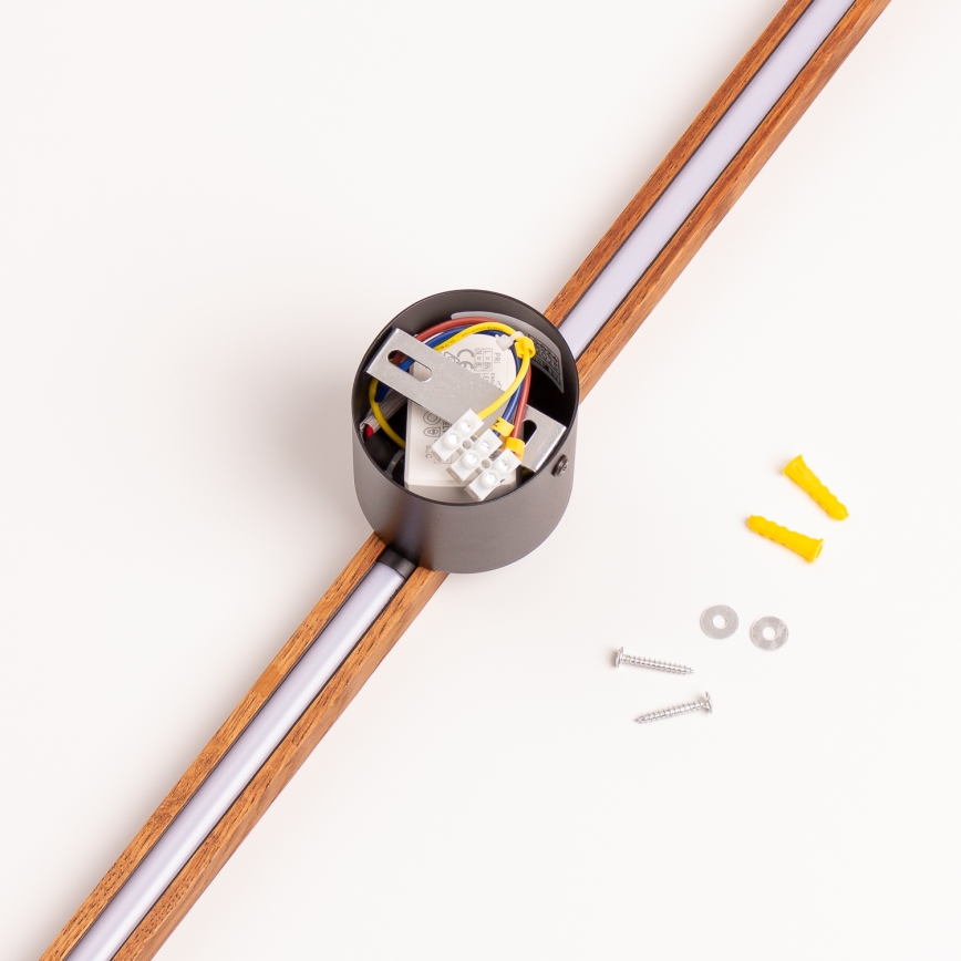 Brilagi - LED fali lámpatest WOODY LINE LED/7W/230V 4000K 60 cm tölgy cseresznye