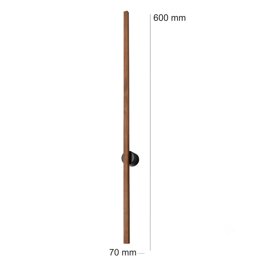 Brilagi - LED fali lámpatest WOODY LINE LED/7W/230V 4000K 60 cm tölgy cseresznye