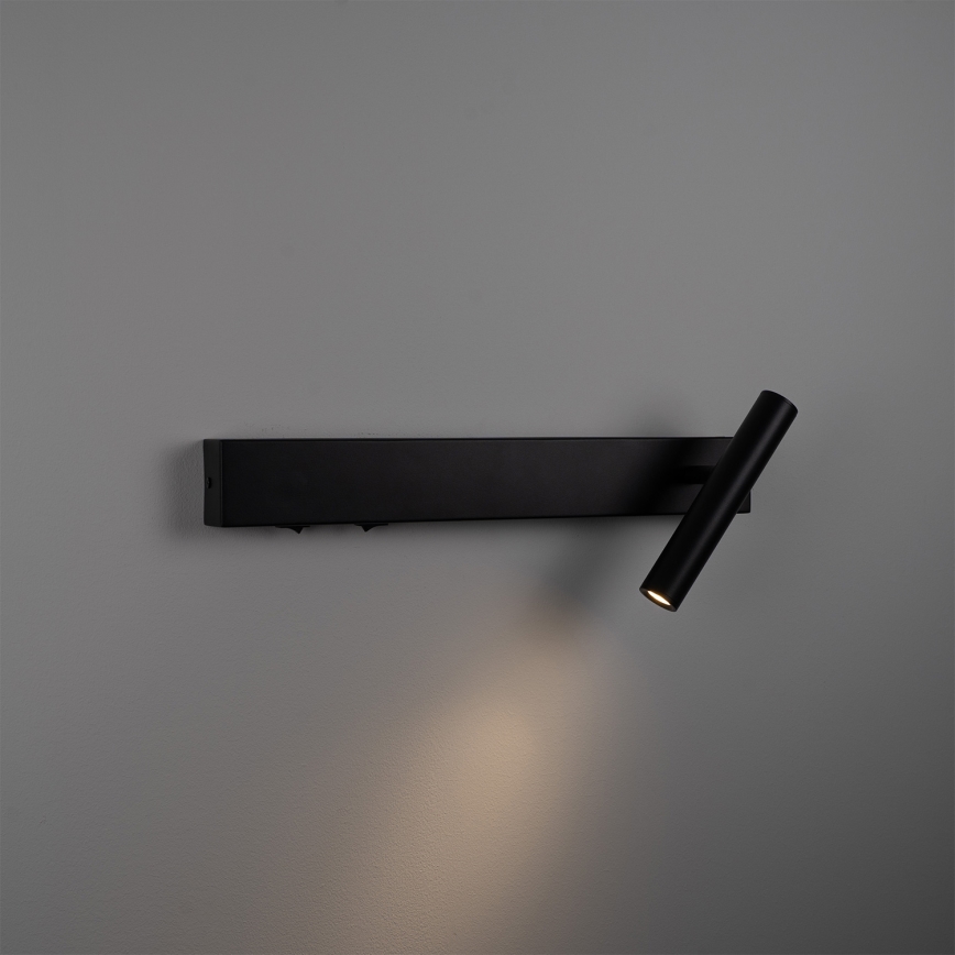 BRILAGI - LED fali spotlámpa ARLIX LED/3W/230V + LED/7W fekete CRI 90