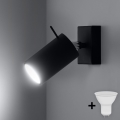 BRILAGI -  LED Fali spotlámpa ASMUS 1xGU10/7W/230V fekete