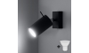 Brilagi -  LED Fali spotlámpa ASMUS 1xGU10/7W/230V fekete