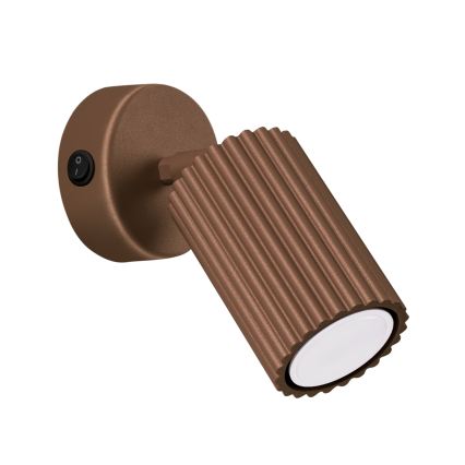 Brilagi - LED fali spotlámpa CRESTO 1xGU10/10W/230V barna