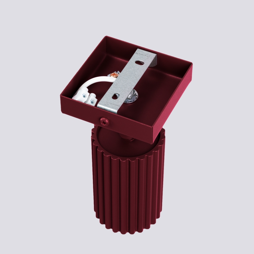 Brilagi - LED fali spotlámpa CRESTO 1xGU10/10W/230V bordó