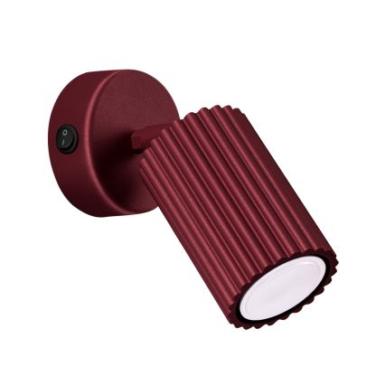 Brilagi - LED fali spotlámpa CRESTO 1xGU10/10W/230V bordó