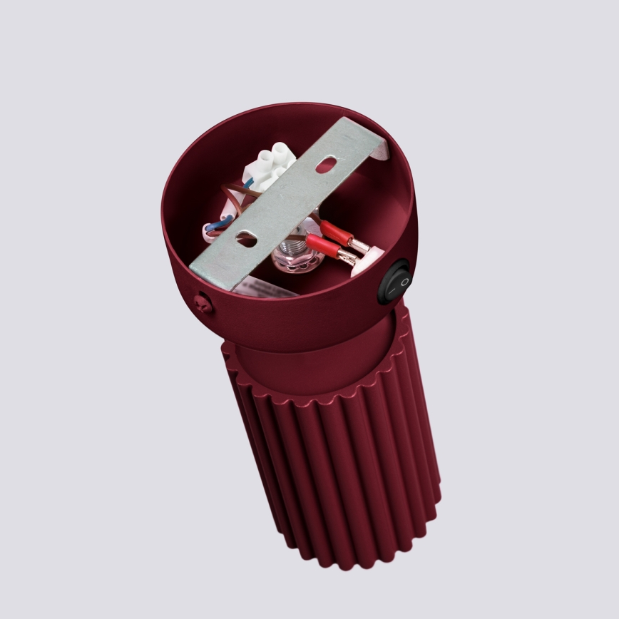 Brilagi - LED fali spotlámpa CRESTO 1xGU10/10W/230V bordó