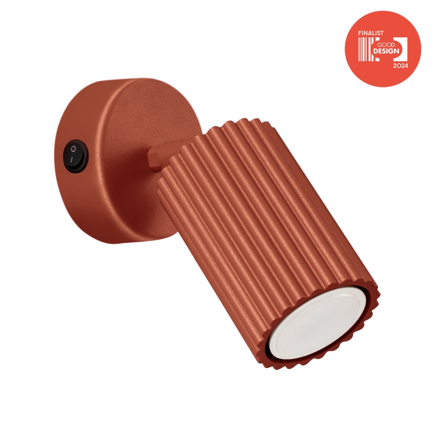 Brilagi - LED fali spotlámpa CRESTO 1xGU10/10W/230V piros