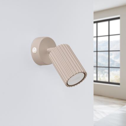 Brilagi - LED fali spotlámpa CRESTO 1xGU10/10W/230V taupe