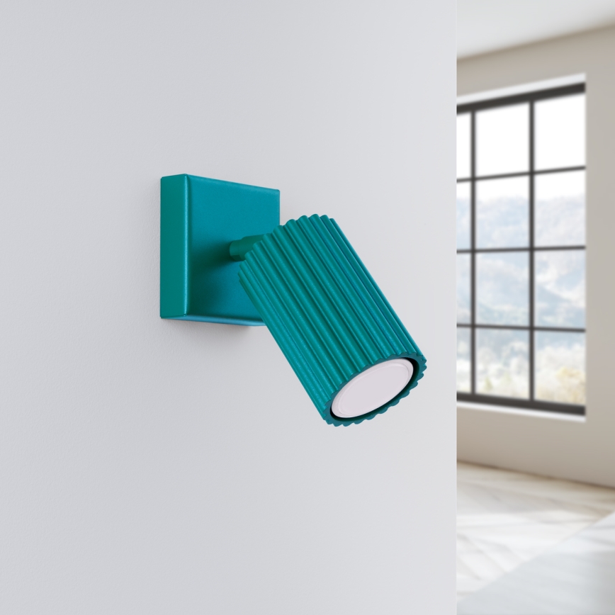 Brilagi - LED fali spotlámpa CRESTO 1xGU10/10W/230V türkiz