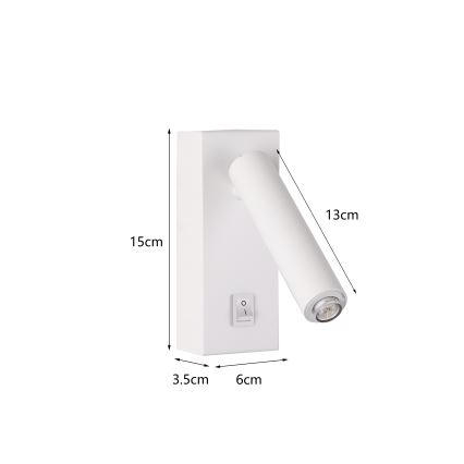 Brilagi - LED Fali spotlámpa MAYA 1xG9/7W/230V fehér