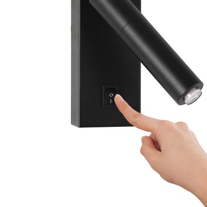 Brilagi - LED Fali spotlámpa MAYA 1xG9/7W/230V fekete