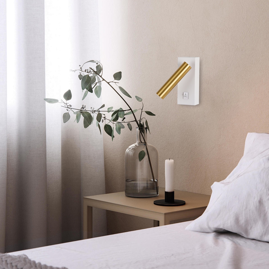 Brilagi - LED Fali spotlámpa MAYA LED/3W/230V 4000K fehér/arany