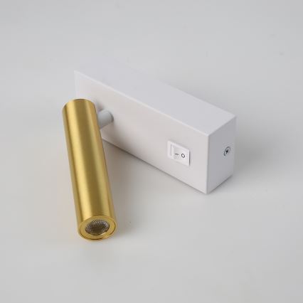 Brilagi - LED Fali spotlámpa MAYA LED/3W/230V 4000K fehér/arany