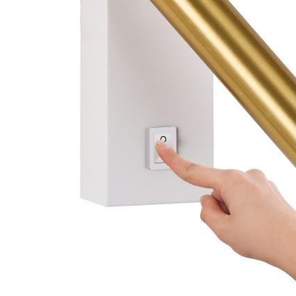 Brilagi - LED Fali spotlámpa MAYA LED/3W/230V 4000K fehér/arany