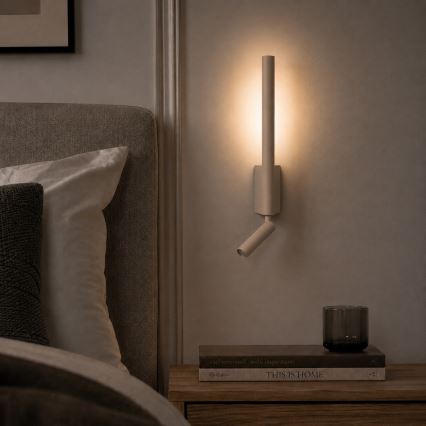 Brilagi - LED fali spotlámpa VIXON LED/3W/230V + LED/5W bézs CRI 90