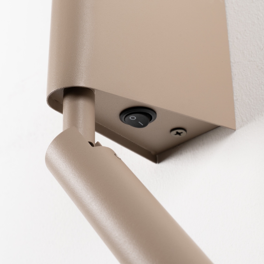 Brilagi - LED fali spotlámpa VIXON LED/3W/230V + LED/5W bézs CRI 90