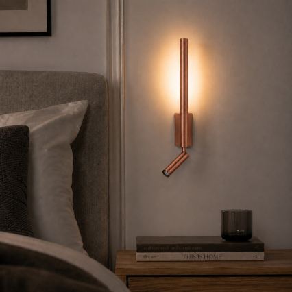 Brilagi - LED fali spotlámpa VIXON LED/3W/230V + LED/5W bronz CRI 90