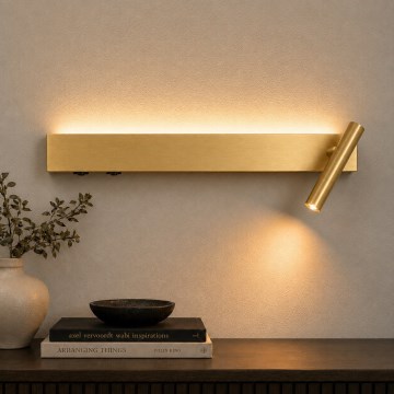 Brilagi - LED fali spotlámpa VIXON LED/3W/230V + LED/7W arany CRI 90