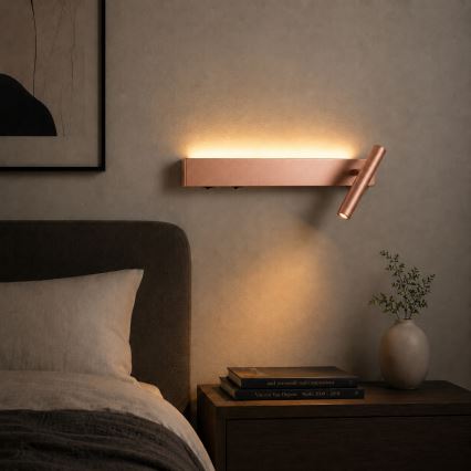 Brilagi - VIXON LED fali spotlámpa LED/3W/230V + LED/7W, bronz, CRI 90