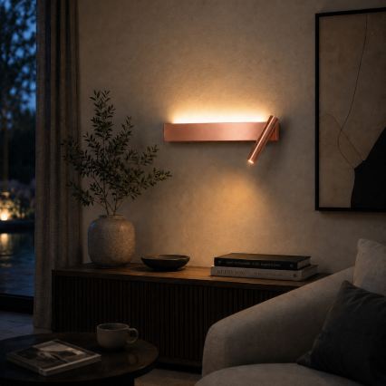 Brilagi - VIXON LED fali spotlámpa LED/3W/230V + LED/7W, bronz, CRI 90