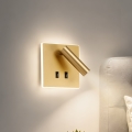 BRILAGI - LED fali spotlámpa ZAYA DOUBLE LED/8W/230V + LED/3W arany
