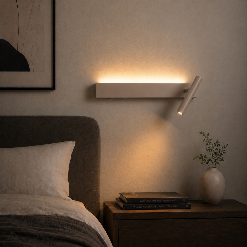 Brilagi - LED falra szerelhető spotlámpa ARLIX LED/3W/230V + LED/7W bézs CRI 90