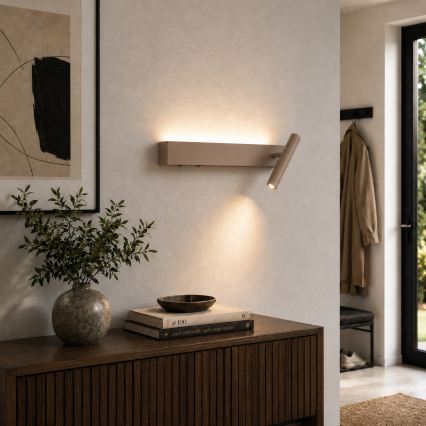 Brilagi - LED falra szerelhető spotlámpa ARLIX LED/3W/230V + LED/7W bézs CRI 90
