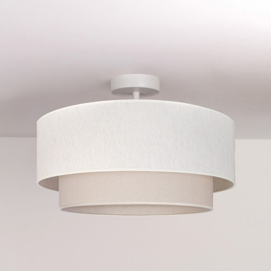 Brilagi - LED felületre szerelhető BOHO ECO csillár 1xE27/10W/230V átm. 40 cm krémszínű