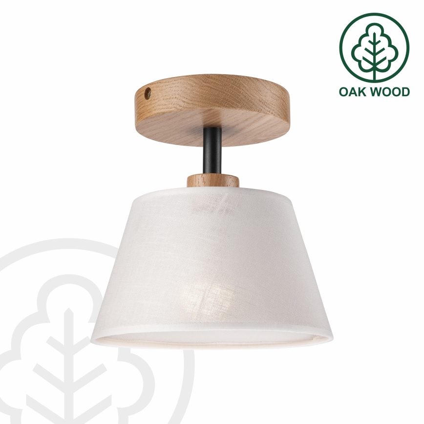 Brilagi - LED  Felületre szerelhető csillár  ANTHONY 1xE14/60W/230V tölgy/fehér