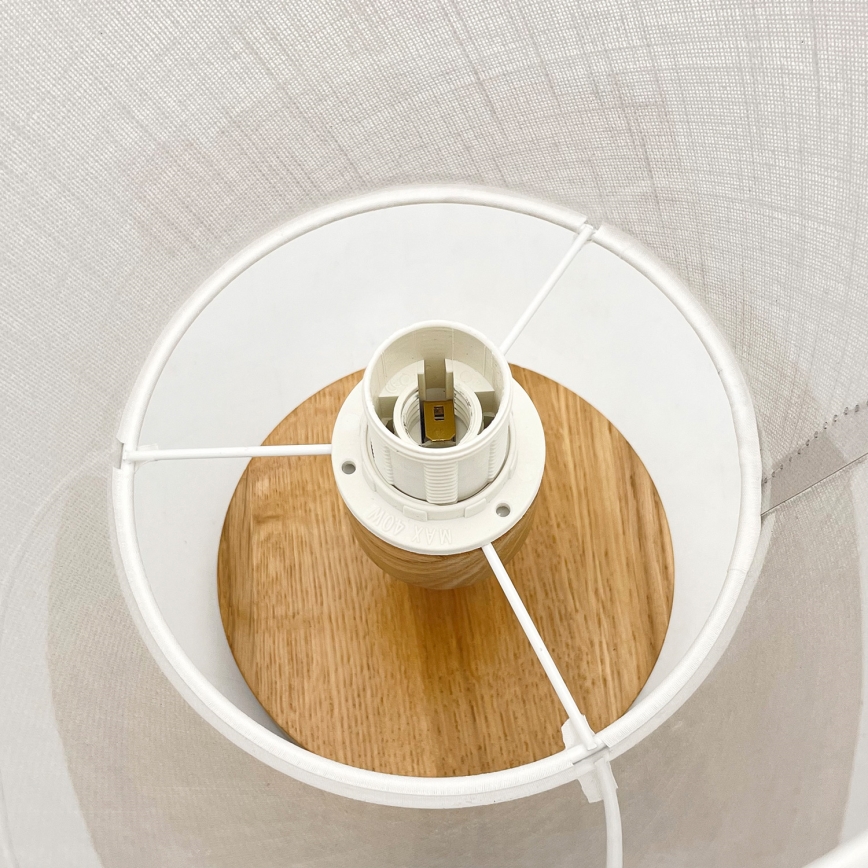 Brilagi - LED  Felületre szerelhető csillár  ANTHONY 1xE14/60W/230V tölgy/fehér