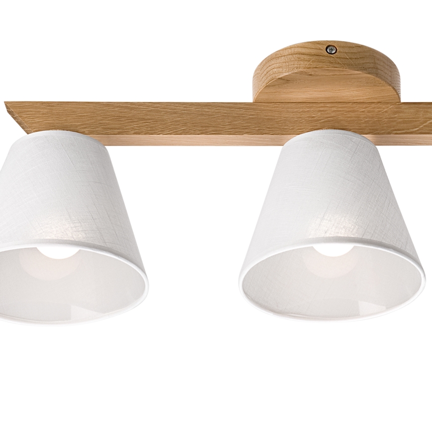 Brilagi - LED  Felületre szerelhető csillár  ANTHONY 3xE14/40W/230V tölgy/fehér