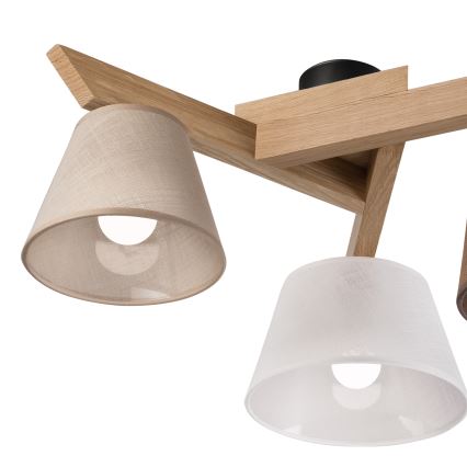 Brilagi - LED  Felületre szerelhető csillár  ANTHONY 3xE14/40W/230V tölgy