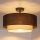 Brilagi - LED felületre szerelhető csillár BOHO ECO 1xE27/10W/230V Ø 40 cm barna/krémszínű