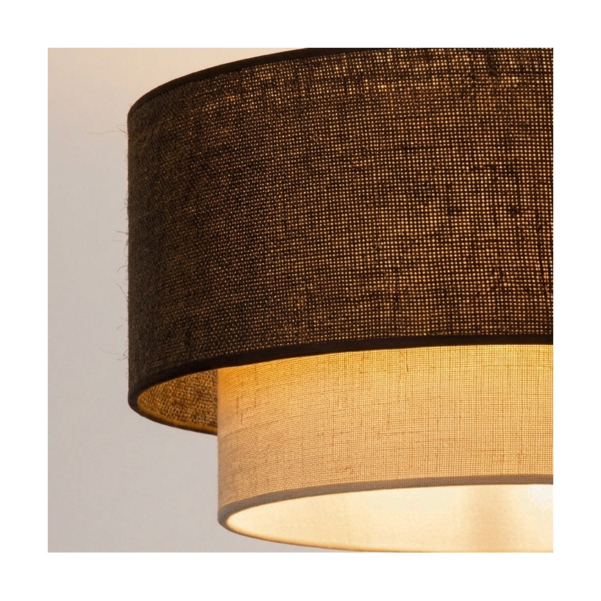 Brilagi - LED felületre szerelhető csillár BOHO ECO 1xE27/10W/230V Ø 40 cm barna/krémszínű